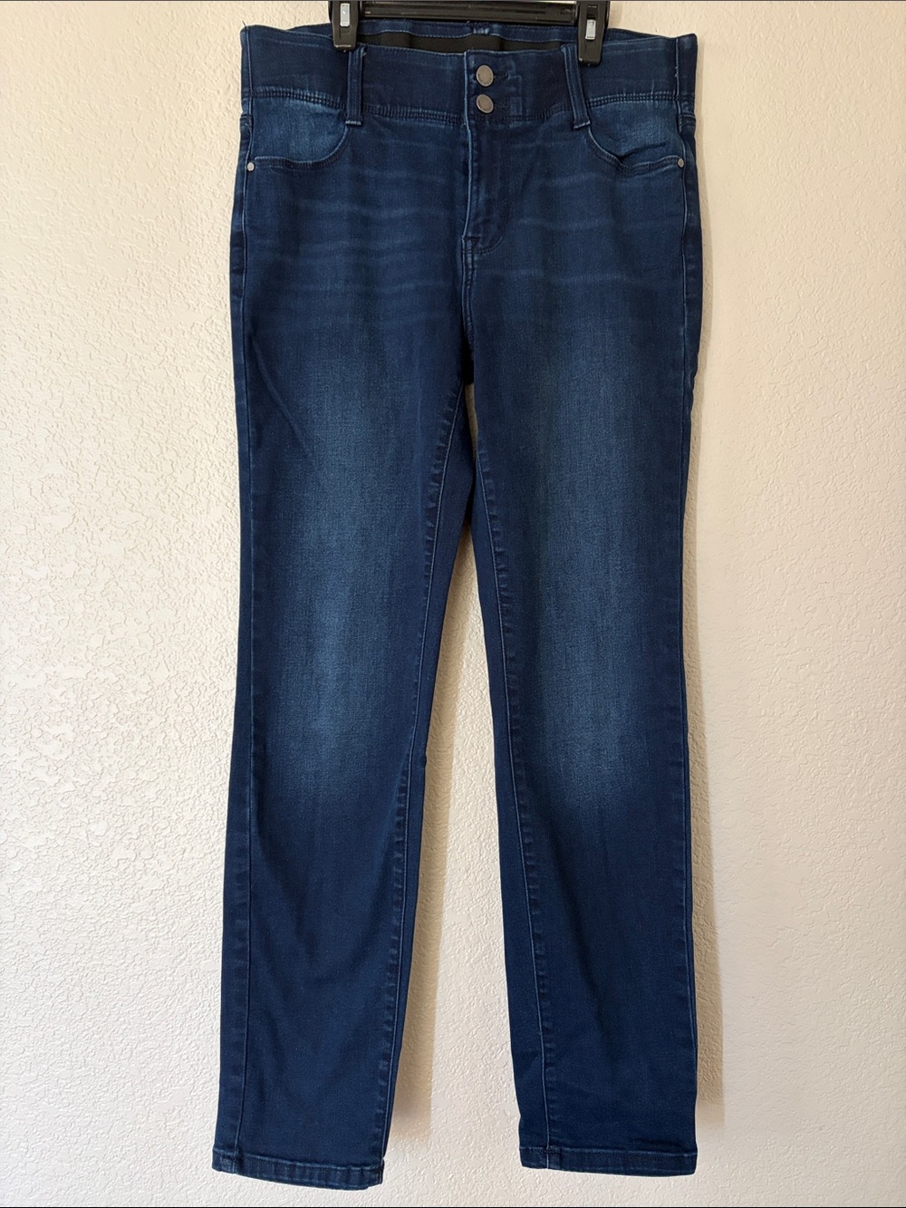 Nine West Dark Indigo Slim Straight Jeans